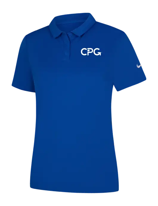 Nike Womens Dark Royal Dry Essential Solid Polo w/CPG Logo