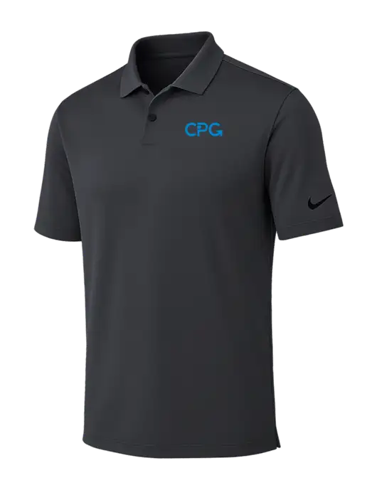 Nike Dark Grey Dri-FIT Vapor Polo w/CPG Logo