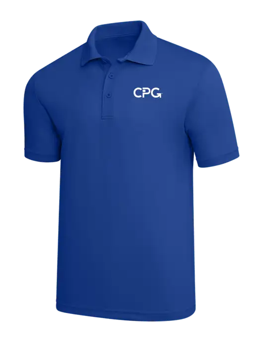 Dark Royal PosiCharge RacerMesh Polo w/CPG Logo