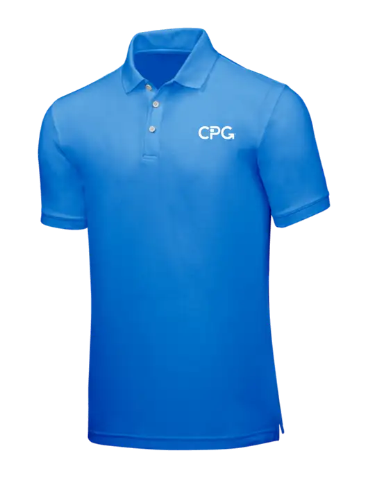 Light Royal Blue Core Classic Pique w/CPG Logo