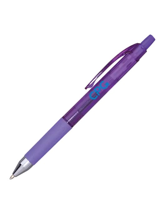 Translucent Purple Tint Pen - Purple Ink w/CPG Logo