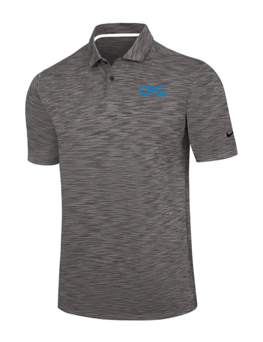 Nike Dark Grey Dri-FIT Vapor Space Dyed Polo w/CPG Logo
