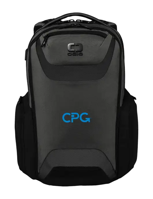 OGIO Tarmac Charcoal Connected Pack w/CPG Logo