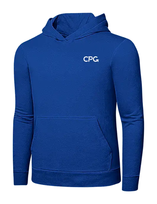 True Royal 7.8 oz Ring Spun Hooded Sweatshirt w/CPG Logo