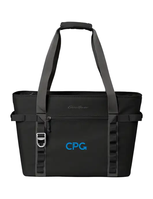 Eddie Bauer Black/Medium Grey Max Cool Tote Cooler  w/CPG Logo