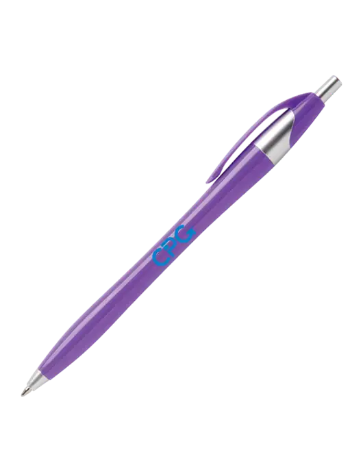 Novella Purple Platinum Pen - Blue Ink w/CPG Logo