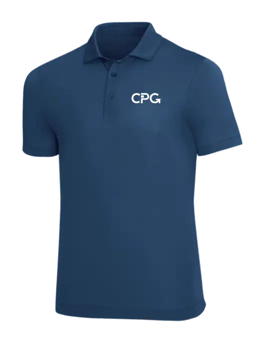 Mercer+Mettle Very Dark Sapphire Blue Stretch Jersey Polo w/CPG Logo