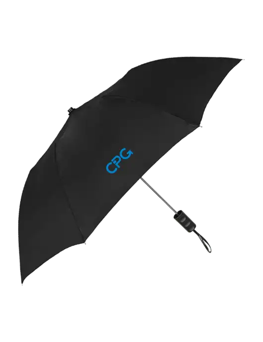 Black 42" Folding Umbrella  w/CPG Logo