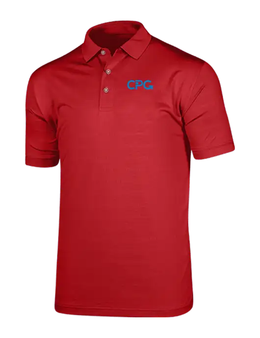 Callaway Vibrant Red Ventilated Polo w/CPG Logo