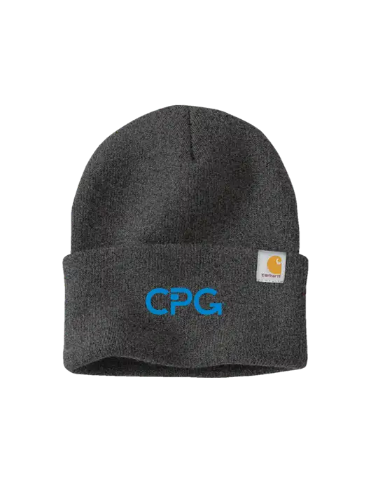 Carhartt Dark Grey Watch Cap 2.0 w/CPG Logo