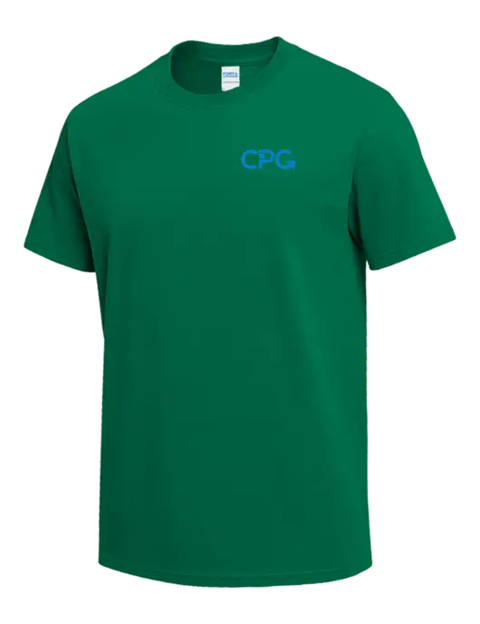 Kelly Green Heavyweight 6.1 oz T-Shirt w/CPG Logo