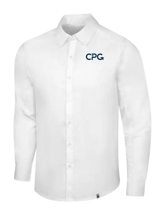 OGIO White Commuter Woven Shirt w/CPG Logo