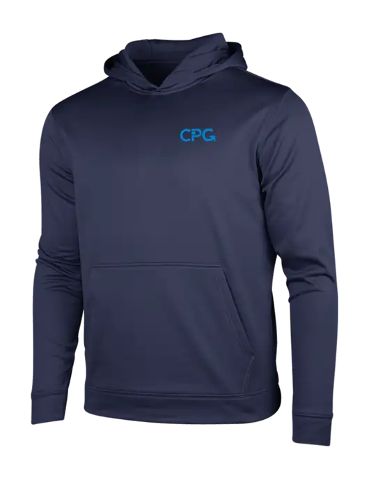 Navy Sport-Wick Fleece Hooded Pullover w/CPG Logo