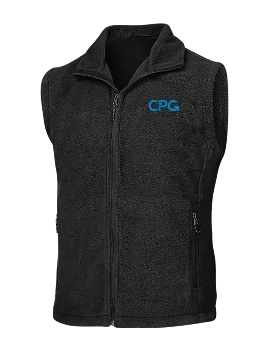 Black Fleece Vest w/CPG Logo