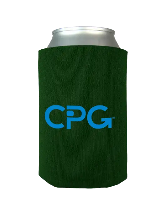 Dark Green Foam Coolie w/CPG Logo