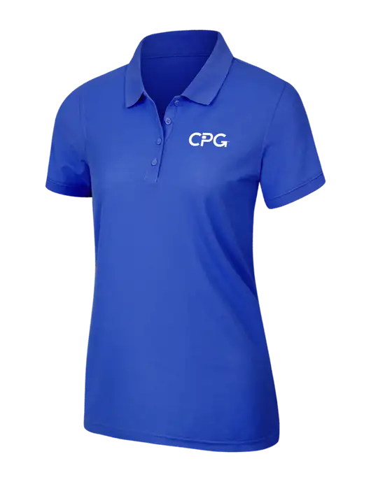 Dark Royal Womens Core Classic Pique Polo w/CPG Logo