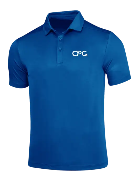 True Royal Posi-UV Pro Polo w/CPG Logo