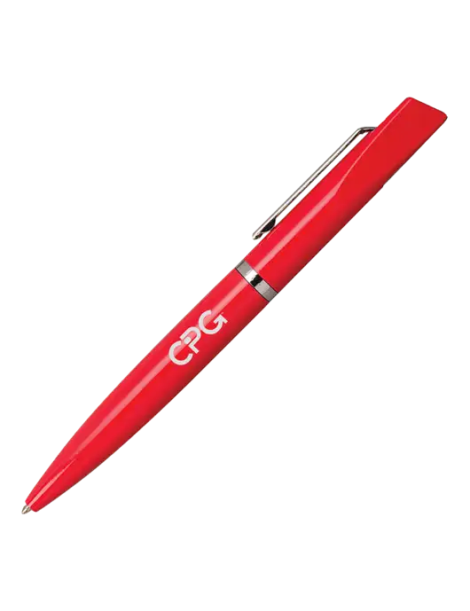 Santos Red Pen - Black Ink w/CPG Logo