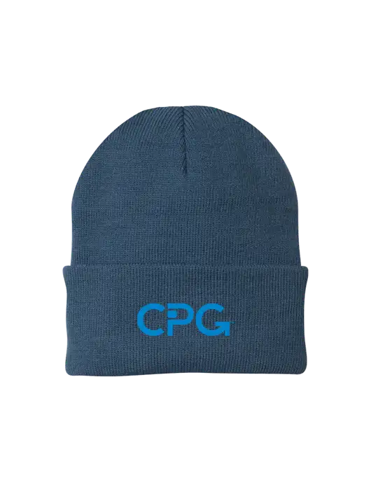 Dark Slate Knit Cap w/CPG Logo