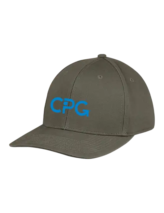 Premium Modern Structured Twill Olive Snapback Cap w/CPG Logo