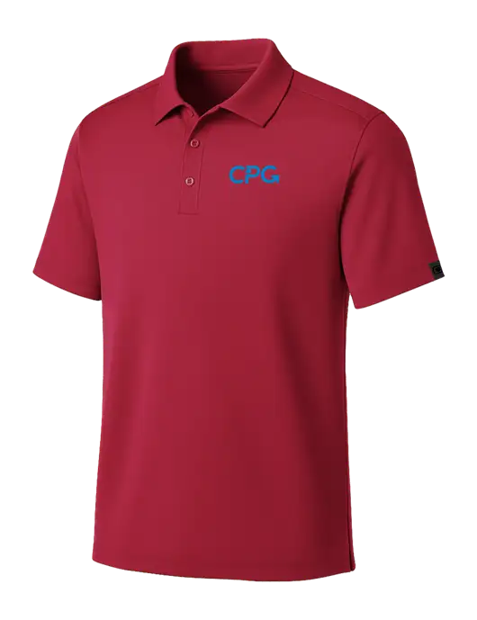 OGIO Red Framework Polo w/CPG Logo