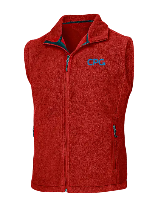 Red Fleece Vest w/CPG Logo