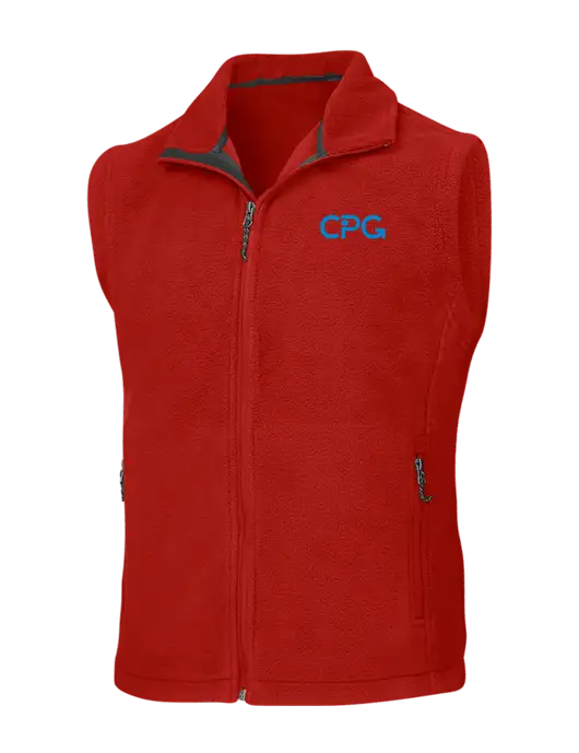 Red Fleece Vest w/CPG Logo