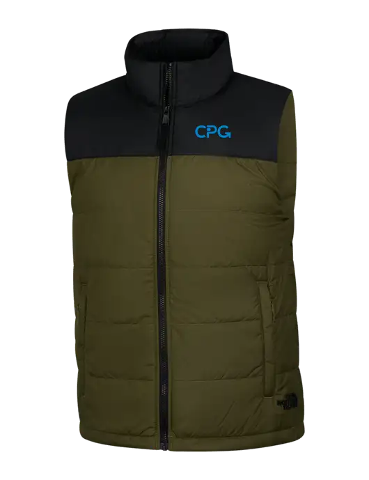 The North Face Dark Olive Everyday Insulated Vest w/CPG Logo
