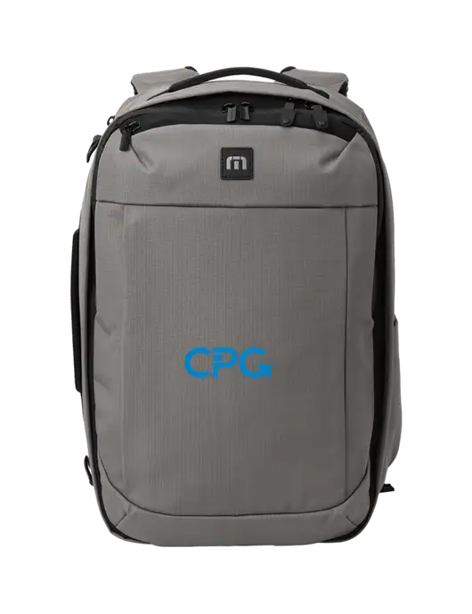 TravisMathew Medium Grey Convertible Backpack w/CPG Logo