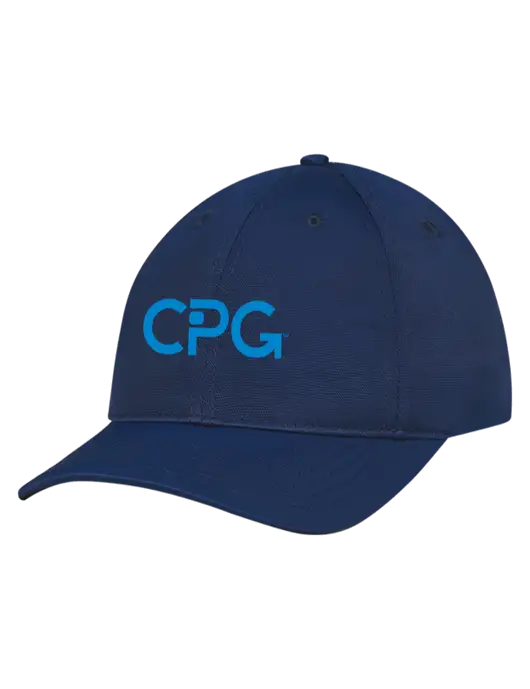 Navy Nylon Twill Performance Cap w/CPG Logo