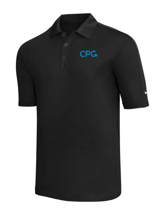 Nike Black Tech Sport Dri-FIT Polo w/CPG Logo