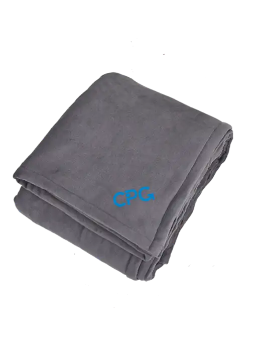 Oversized Graphite Ultra Plush Blanket Graphite w/CPG Logo