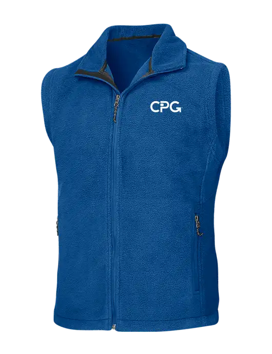 Royal Fleece Vest w/CPG Logo