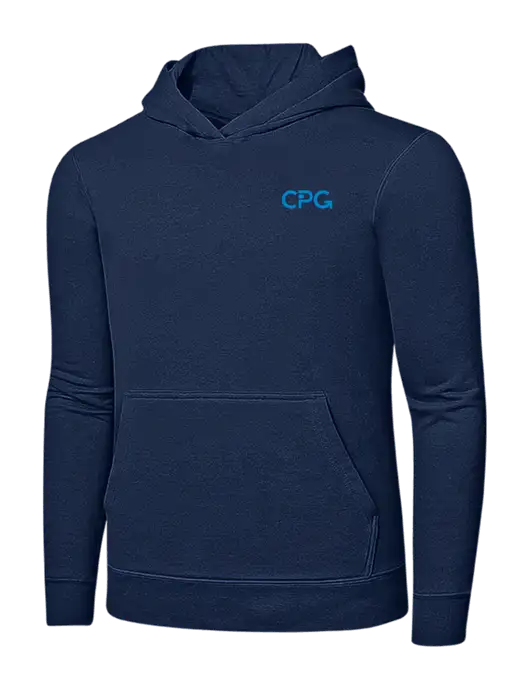 Navy 7.8 oz Ring Spun Hooded Sweatshirt w/CPG Logo