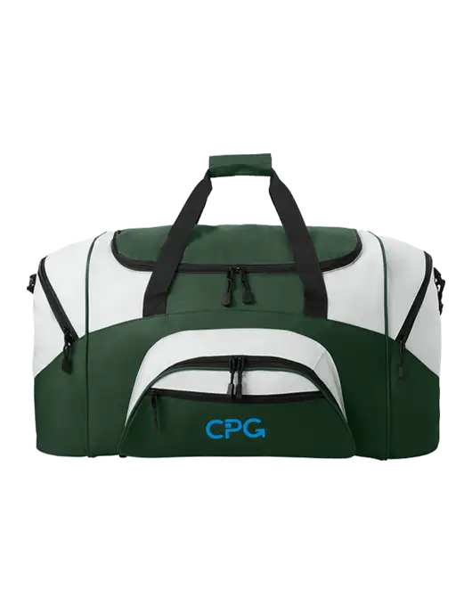 Momentum Dark Green/Light Grey Sport Duffel w/CPG Logo