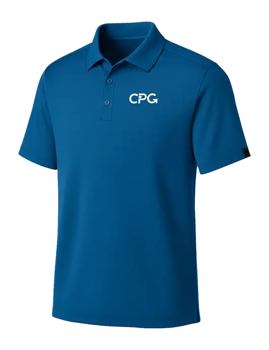 OGIO Royal Blue Framework Polo w/CPG Logo