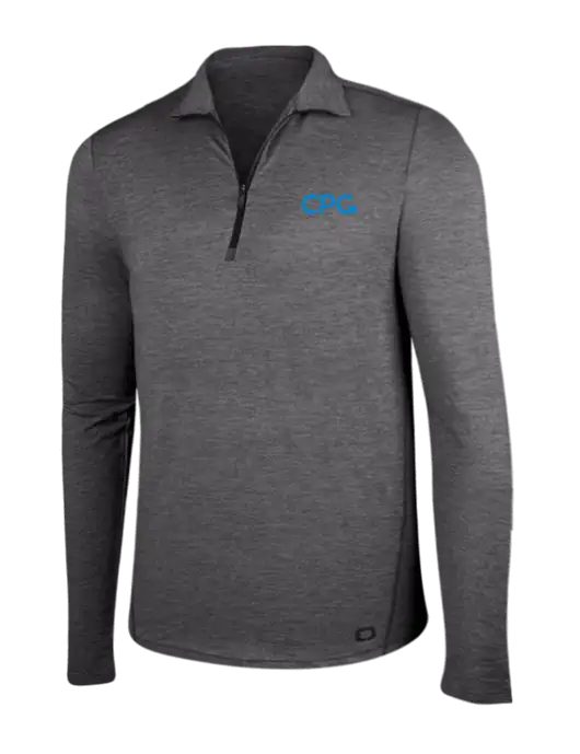 OGIO Gear Grey Heather Endurance Force 1/4 Zip w/CPG Logo