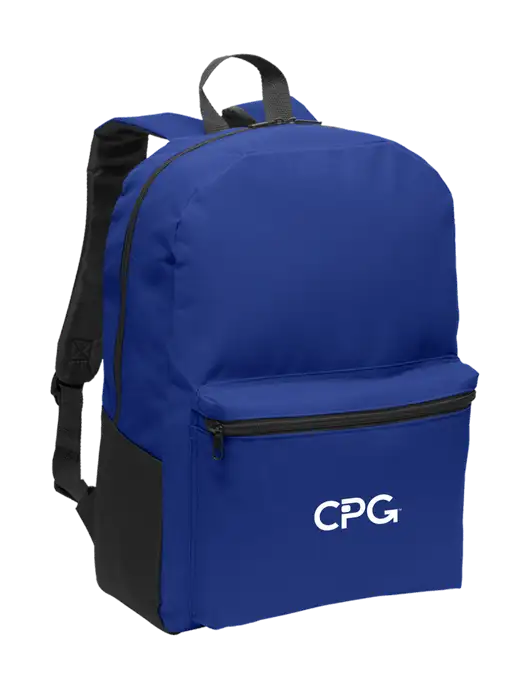 Casual Twilight Blue Lightweight Laptop Backpack w/CPG Logo