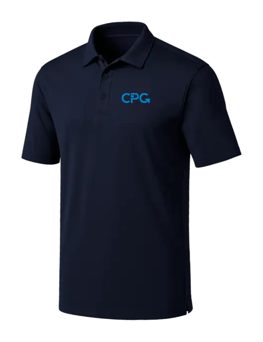 Navy Silk Touch Performance Polo w/CPG Logo