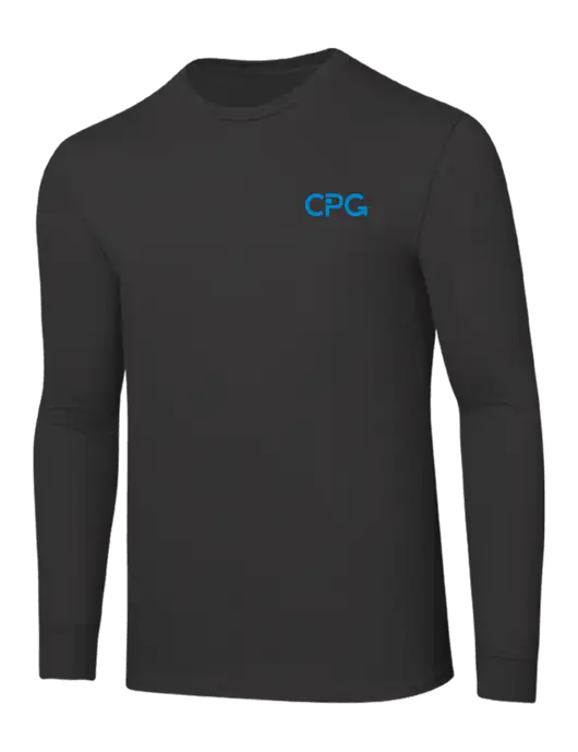 Core Blend Charcoal Grey Long Sleeve Tee w/CPG Logo