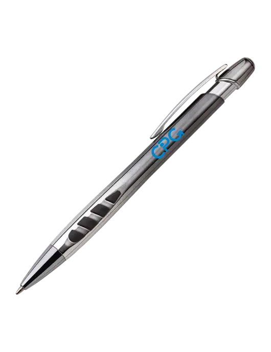 Zenith Gunmetal Ballpoint Pen - Blue ink w/CPG Logo