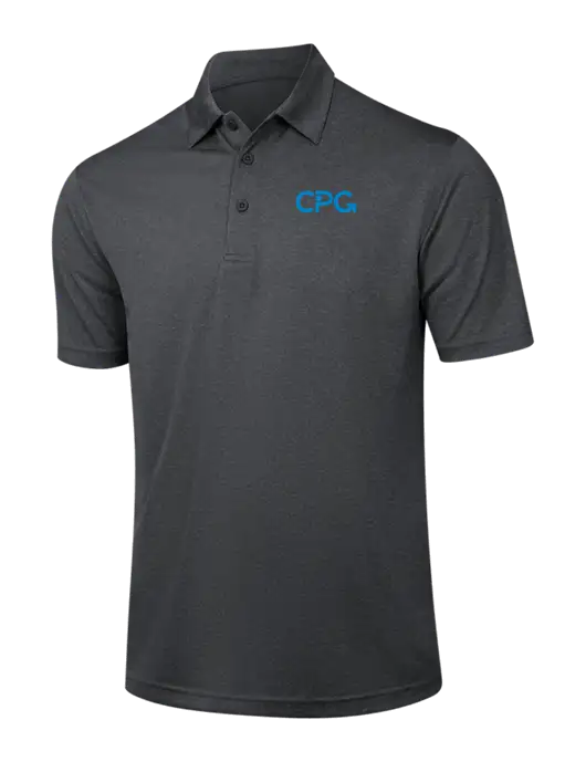 Dark Grey Heather Contender Polo w/CPG Logo