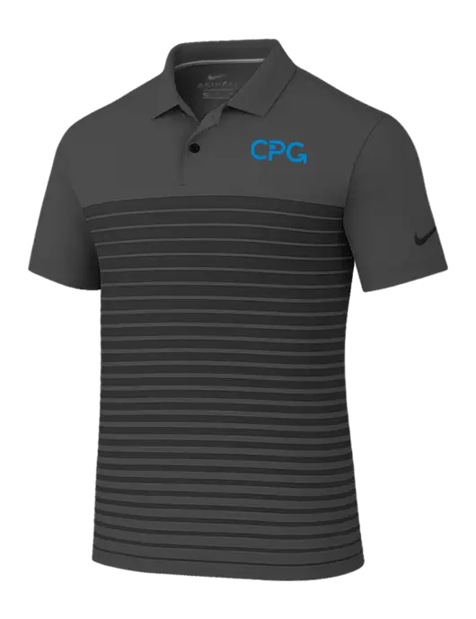 Nike Dark Grey Dri-FIT Vapor Block Polo w/CPG Logo