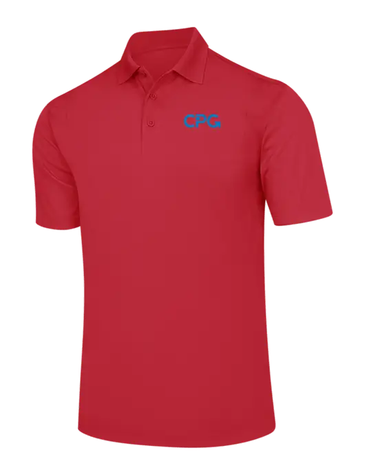 Red Micropique Sport-Wick Polo w/CPG Logo