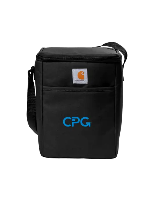 Carhartt Black Vertical 12-Can Cooler w/CPG Logo