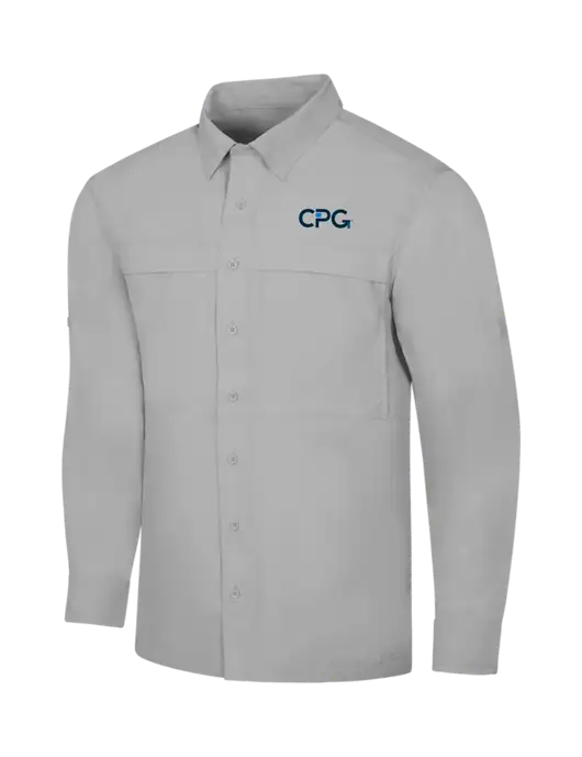 Light Grey Long Sleeve UV Daybreak Shirt w/CPG Logo