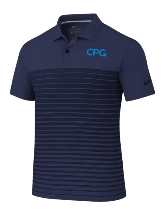 Nike Navy Dri-FIT Vapor Block Polo w/CPG Logo