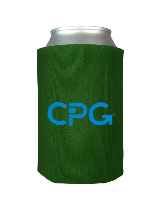 Kelly Green Foam Coolie w/CPG Logo
