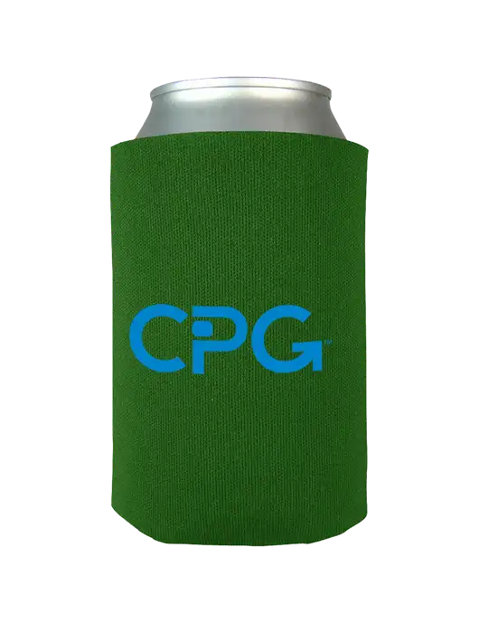 Kelly Green Foam Coolie w/CPG Logo