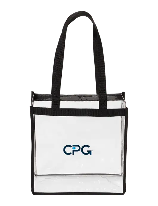 Clear Stadium Tote w/CPG Logo